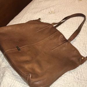 Lucky Brand Leather shoulder bag, large